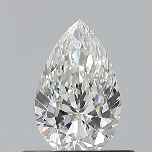 0.5 carat H-VVS2 Natūralus Pear Deimantas (1)