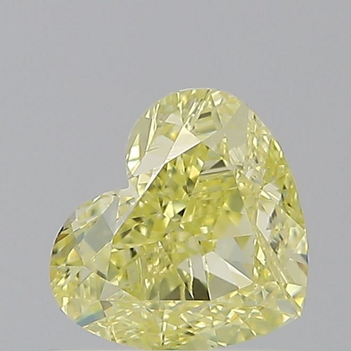 1.02 carat Fancy Yellow-SI2 Natūralus Heart Deimantas (1)