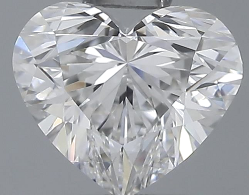 0.5 carat F-VVS1 Natūralus Heart Deimantas (1)