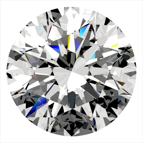 0.31 carat F-VVS1 Excellent cut Natūralus Round Deimantas (1)