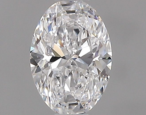 0.6 carat D-VVS2 Natūralus Oval Deimantas (1)