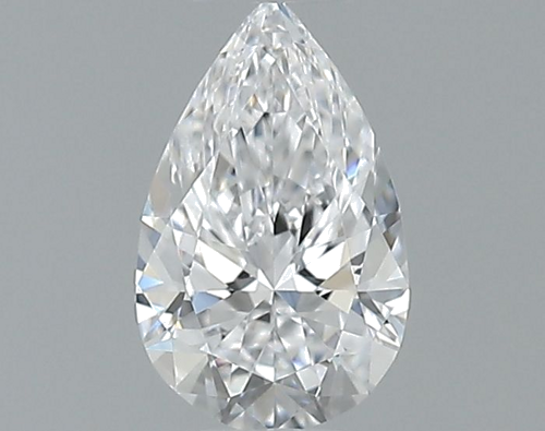 0.31 carat D-VVS2 Natūralus Pear Deimantas (1)