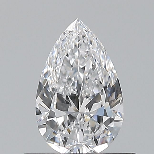 0.5 carat D-VVS2 Natūralus Pear Deimantas (1)
