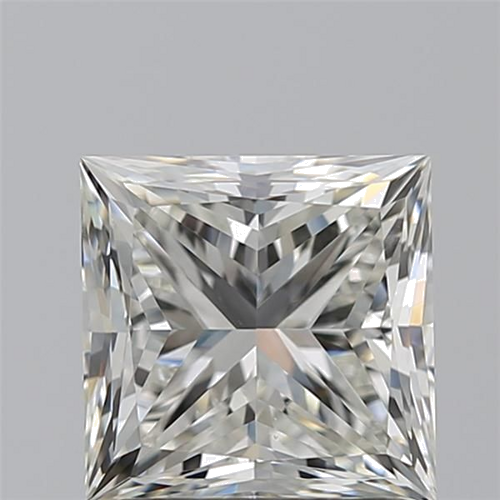 2.01 carat I-VS2 Natūralus Princess Deimantas (1)
