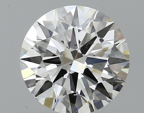 0.5 carat F-SI1 Excellent cut Natūralus Round Deimantas (1)