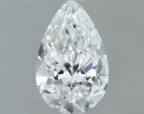 0.5 carat F-SI1 Natūralus Pear Deimantas (1)