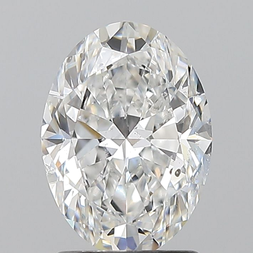 1.7 carat E-SI1 Natūralus Oval Deimantas (1)