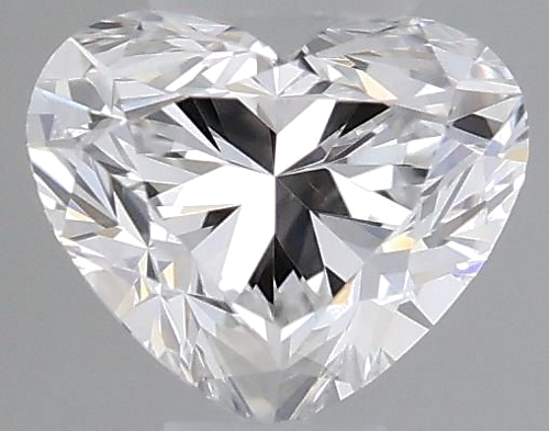 0.32 carat D-VVS2 Natūralus Heart Deimantas (1)