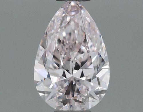 0.5 carat Fancy Light Pink-VVS2 Natūralus Pear Deimantas (1)