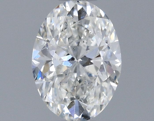 0.45 carat H-SI2 Natūralus Oval Deimantas (1)