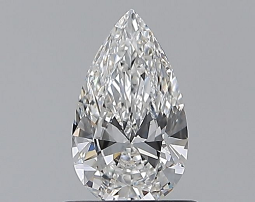0.7 carat E-VS1 Natūralus Pear Deimantas (1)