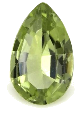 0.32 carat GREEN Pear Tourmaline (1)