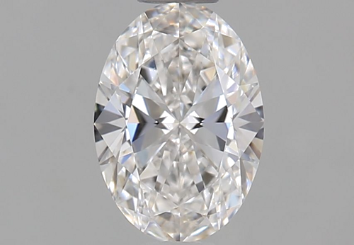 0.5 carat F-VVS2 Natūralus Oval Deimantas (1)