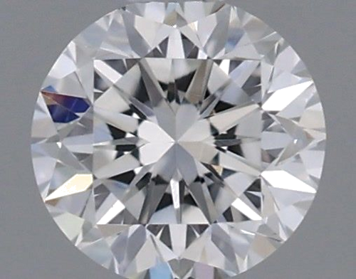 0.19 carat F-VVS2 GD cut Natūralus Round Deimantas (1)