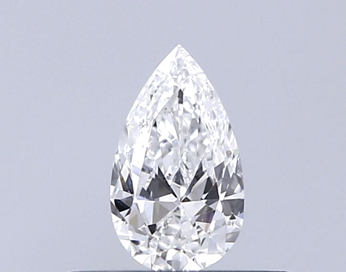 0.3 carat F-VS2 Natūralus Pear Deimantas (1)
