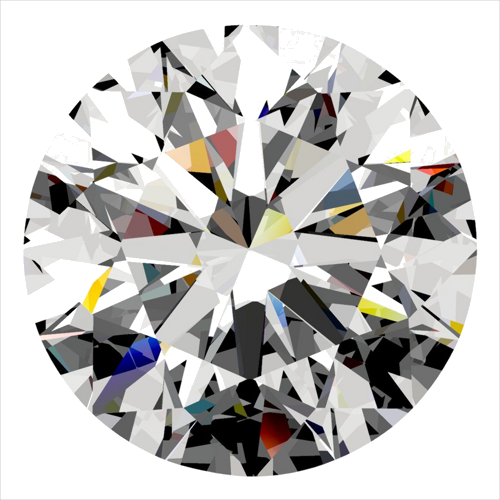 0.3 carat G-VVS2 Excellent cut Natūralus Round Deimantas (1)