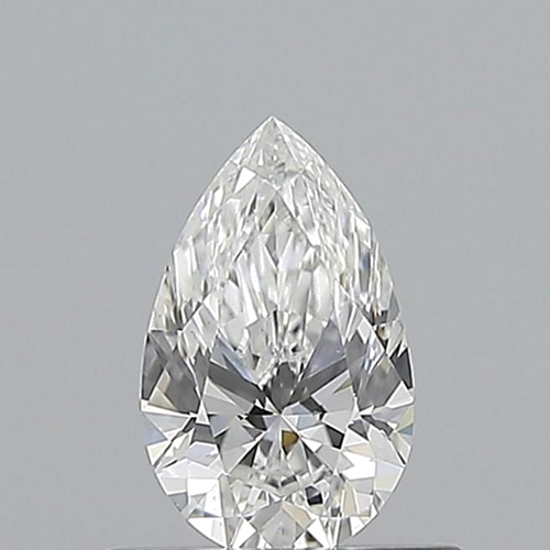 0.51 carat F-VS2 Natūralus Pear Deimantas (1)