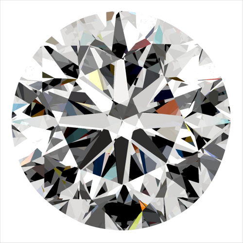 0.3 carat H-VS2 Very Good cut Natūralus Round Deimantas (1)