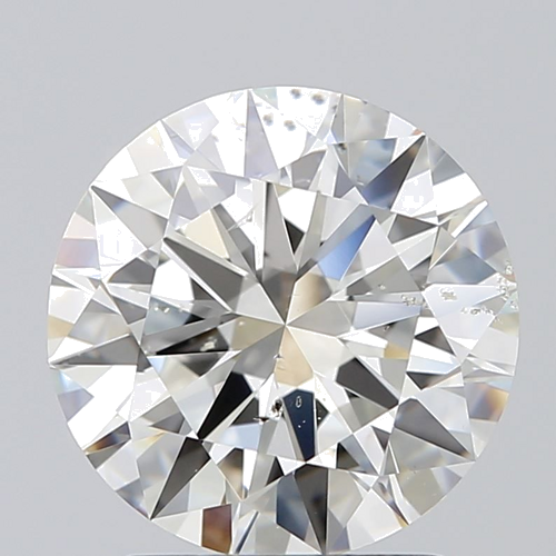 2.01 carat I-SI2 Excellent cut Natūralus Round Deimantas (1)