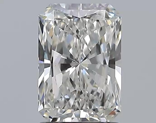 1.53 carat F-VS2 Natūralus Radiant Deimantas (1)