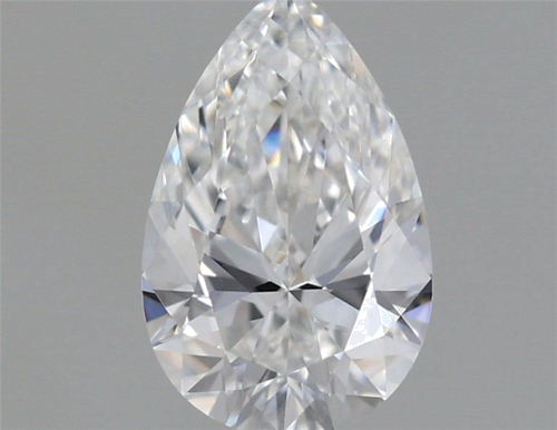 0.43 carat E-VVS2 Natūralus Pear Deimantas (1)