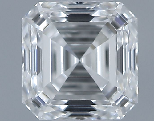 0.51 carat F-VS1 Natūralus Asscher Deimantas (1)