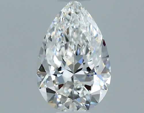 0.54 carat F-VVS1 Natūralus Pear Deimantas (1)