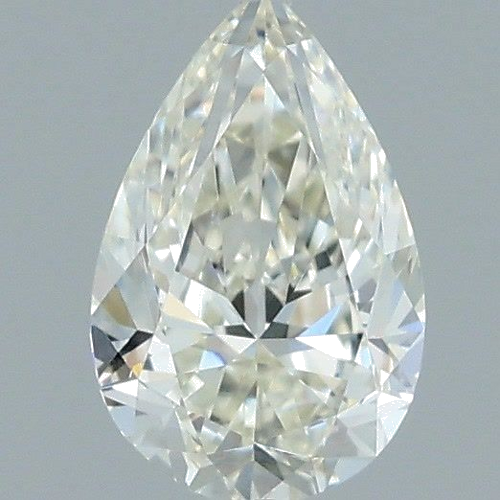 0.3 carat J-VVS2 Natūralus Pear Deimantas (1)