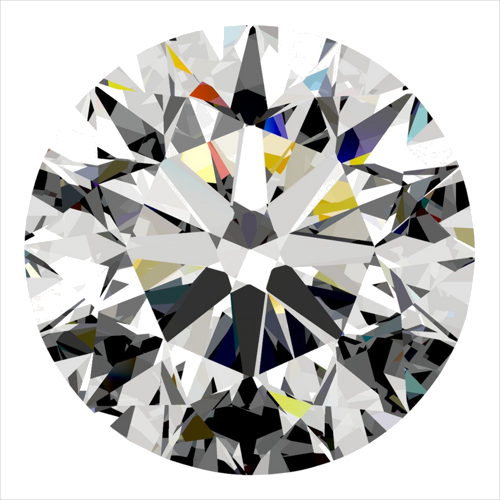 0.4 carat H-VS2 Excellent cut Natūralus Round Deimantas (1)
