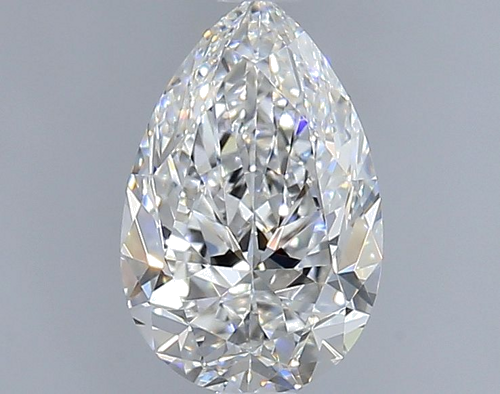 1.0 carat E-VVS1 Natūralus Pear Deimantas (1)