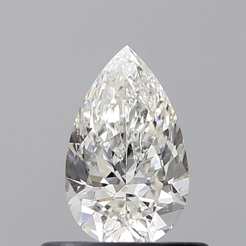0.5 carat G-SI1 Natūralus Pear Deimantas (1)