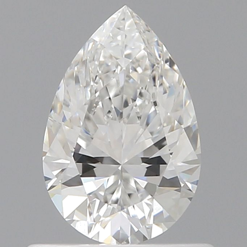0.61 carat F-IF Natūralus Pear Deimantas (1)