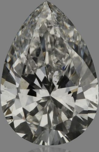 0.42 carat D-SI1 Natūralus Pear Deimantas (1)