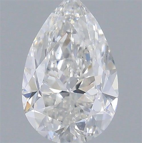 0.5 carat D-SI1 Natūralus Pear Deimantas (1)