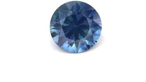 0.58 carat BLUE Round Safyras (1)