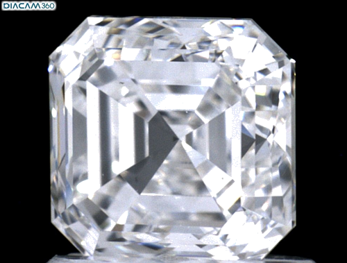 1.27 carat E-VS1 Natūralus Asscher Deimantas (1)