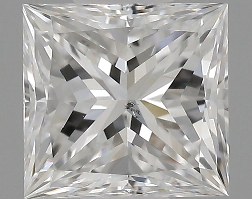 0.4 carat E-SI1 Natūralus Princess Deimantas (1)