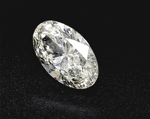 0.5 carat G-SI2 Natūralus Oval Deimantas (1)