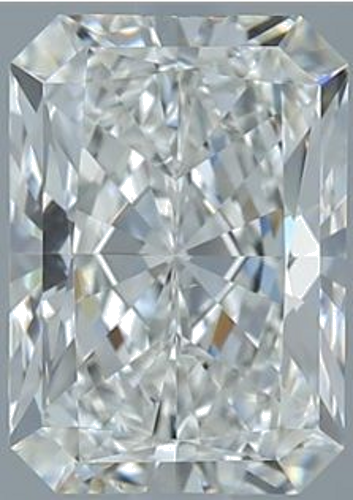 2.01 carat G-VS2 Natūralus Radiant Deimantas (1)