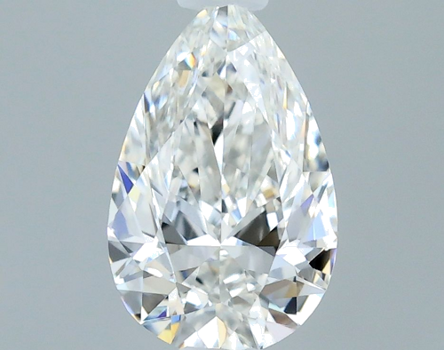 0.33 carat F-VS1 Natūralus Pear Deimantas (1)