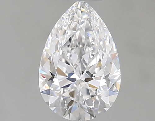 0.57 carat E-VVS2 Natūralus Pear Deimantas (1)