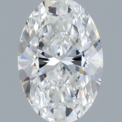 0.5 carat F-VVS2 Natūralus Oval Deimantas (1)
