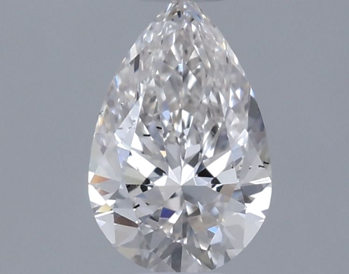 0.4 carat H-SI2 Natūralus Pear Deimantas (1)