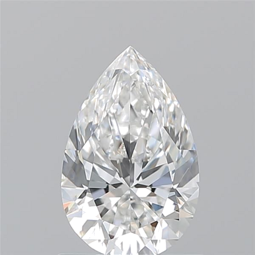1.01 carat F-VVS2 Natūralus Pear Deimantas (1)