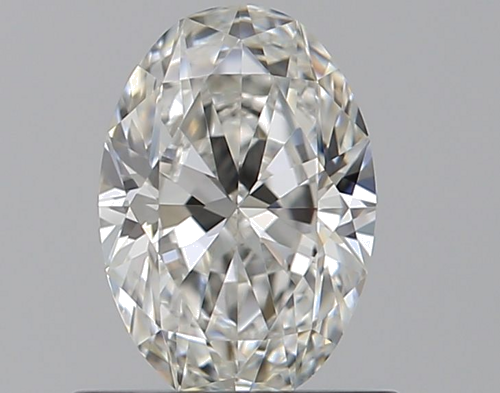 0.6 carat G-VVS2 Natūralus Oval Deimantas (1)