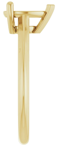 Sužadėtuvių Žiedas „Solitaire“ 585 Geltonojo Aukso Pear Shape 8mm x 6mm (4)