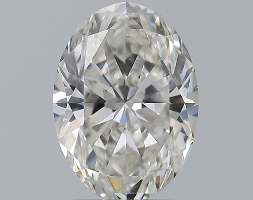 1.7 carat G-SI1 Natūralus Oval Deimantas (1)
