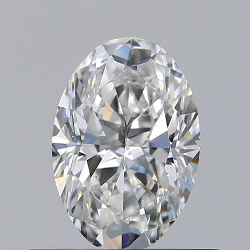 0.53 carat F-SI1 Natūralus Oval Deimantas (1)