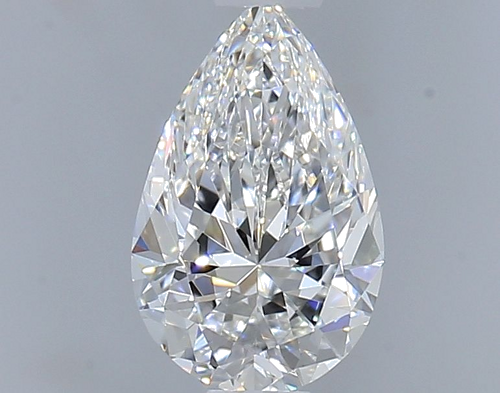 0.5 carat D-VVS2 Natūralus Pear Deimantas (1)