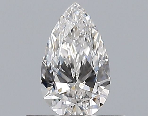 0.38 carat E-VS1 Natūralus Pear Deimantas (1)